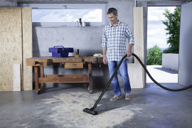 Промышленный пылесос Karcher WD 5 (уборка во время ремонта)  25л (увеличенная мощность + воздуходувку) в аренду
